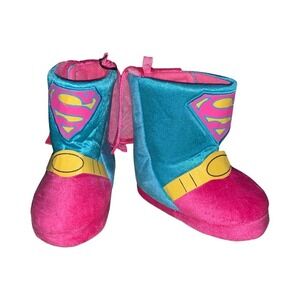 New Supergirl Toddler Booties Slippers size small 5/6